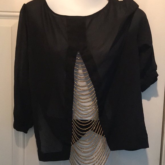 Woman blouse open back - Picture 3 of 4